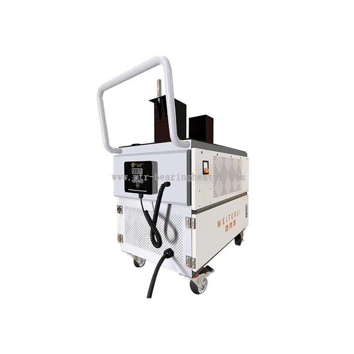 Mobile bearing heater display