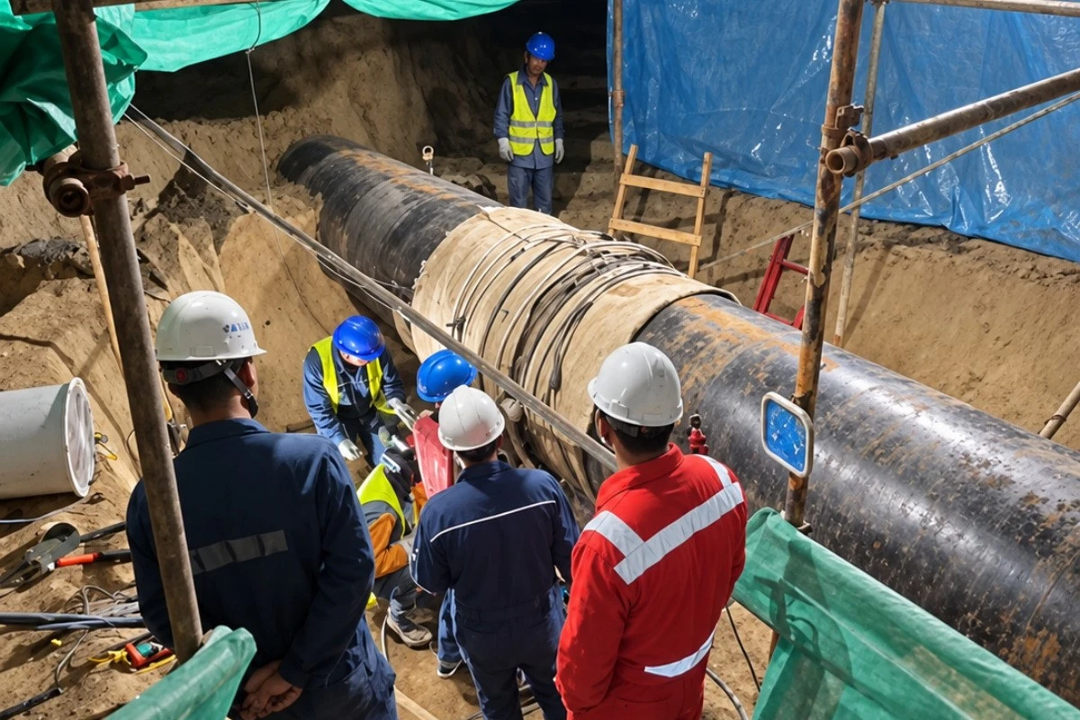 Application of Pipe Welding Preheating Products